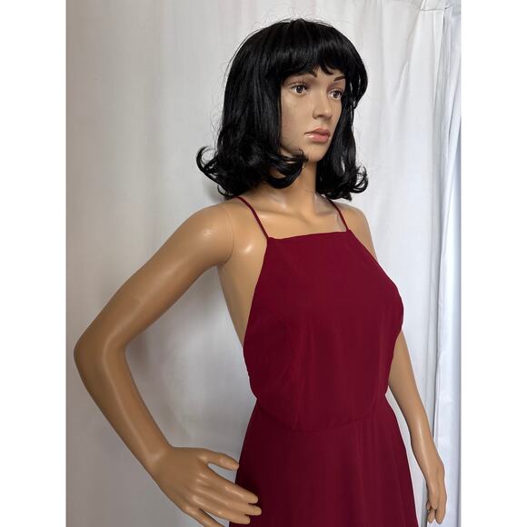 Lulus Mythical Kind of Love Wine Red Maxi Dress burgundy small - Picture 16 of 16